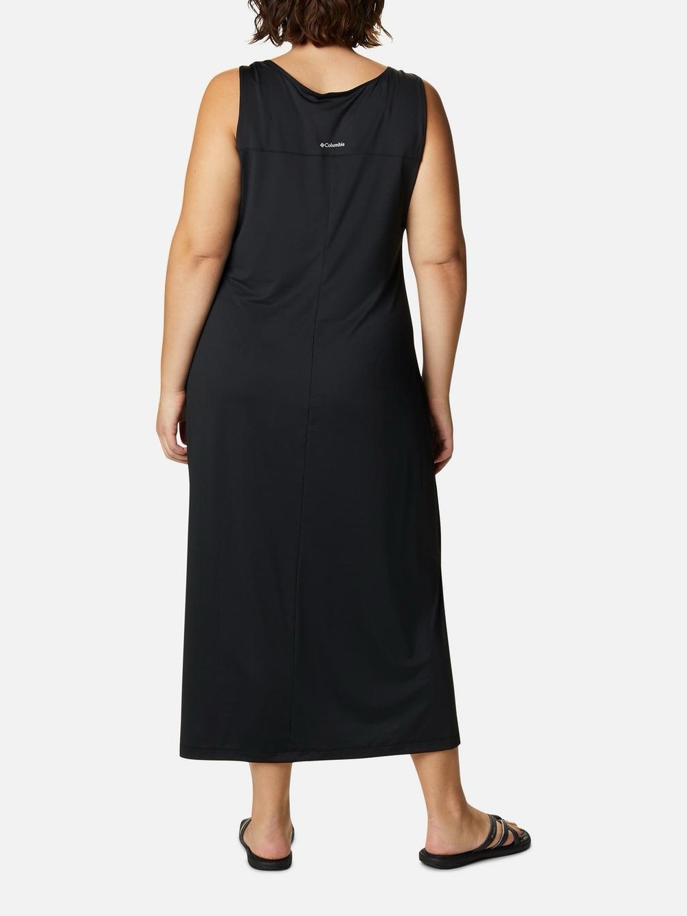 Columbia Women's Chill River Black Midi Dress Size 2X - Picture 2 of 11